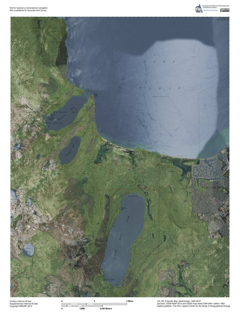 CA-NV Emerald Bay: GeoChange 1992-2012