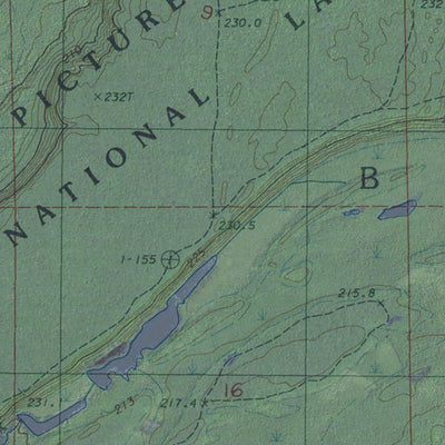 MI-Trappers Lake: GeoChange 1977-2012