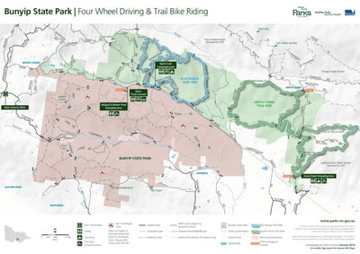 Bunyip State Park | Four Wheel Driving & Trail Bike Riding Visitor Guide