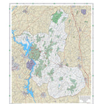 Uwharrie National Forest, Forest Visitor Map