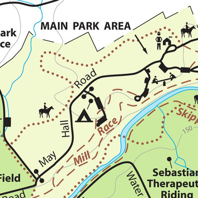 Evansburg State Park Map