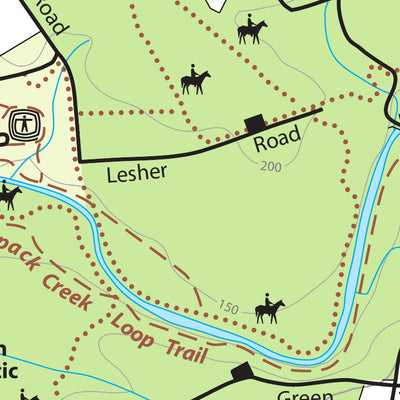 Evansburg State Park Map
