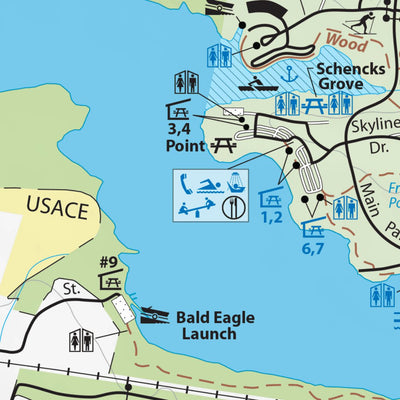 Bald Eagle State Park Map