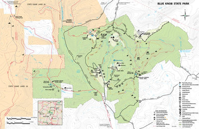 Blue Knob State Park Map