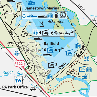 Pymatuning State Park Map