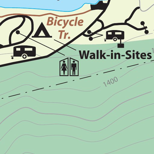 Locust Lake State Park Map by Avenza Systems Inc. Avenza Maps