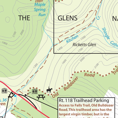 Ricketts Glen State Park Map