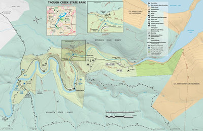 Trough Creek State Park Map