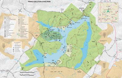 Prince Gallitzin State Park Map