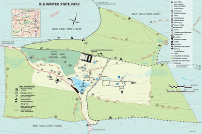Raymond B. Winter State Park Map