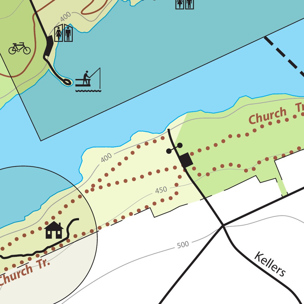 Nockamixon State Park Map by Avenza Systems Inc.  Avenza Maps