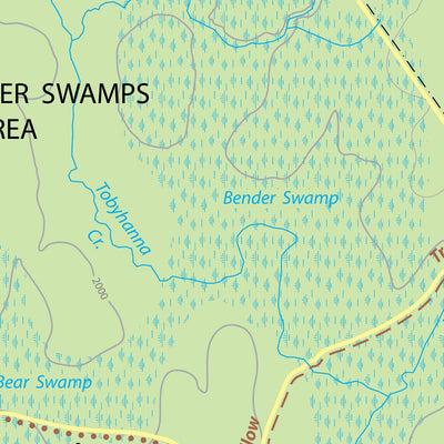 Tobyhanna and Gouldsboro State Parks Map