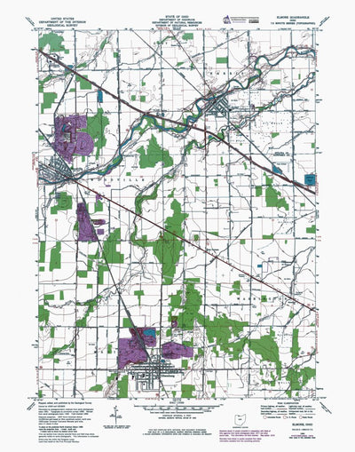 OH-Elmore: Authoritative US Topos 1969