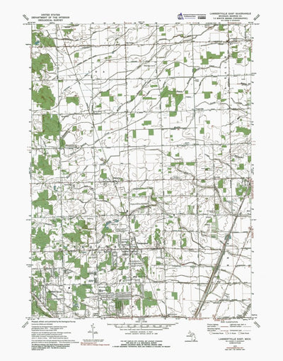 MI-Lambertville East: Authoritative US Topos 1972