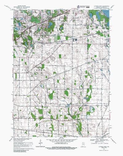 IN-La Porte West: Authoritative US Topos 1969