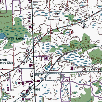 MI-Walled Lake: Authoritative US Topos 1969