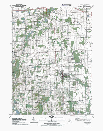 MI-Almont: Authoritative US Topos 1991