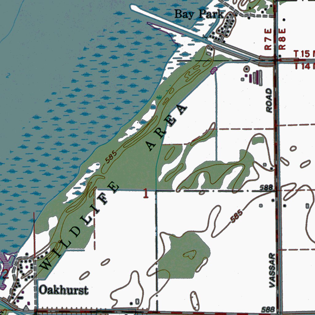 MI-Fish Point: Authoritative US Topos 1963 Map by Western Michigan ...