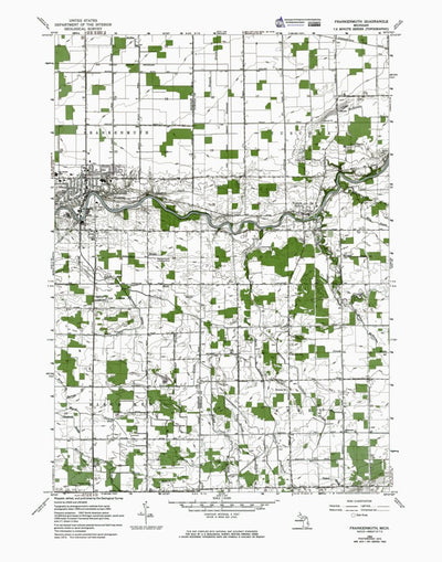 MI-Frankenmuth: Authoritative US Topos 1963