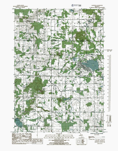 MI-Lakeview: Authoritative US Topos 1985