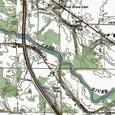 MI-Birch Run North: Authoritative US Topos 1967
