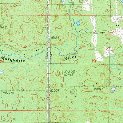 MI-Whipple Lake: Authoritative US Topos 1987