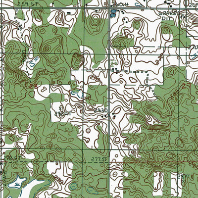 MI-Walkup Lake: Authoritative US Topos 1985