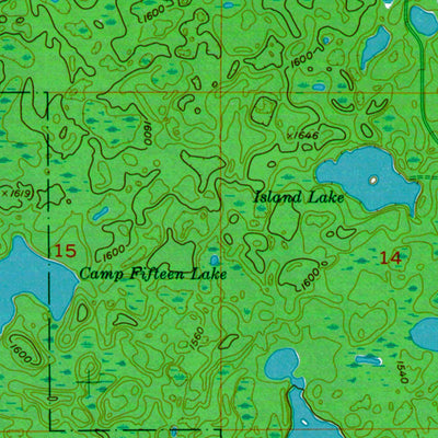 MI-Witch Lake: Authoritative US Topos 1975