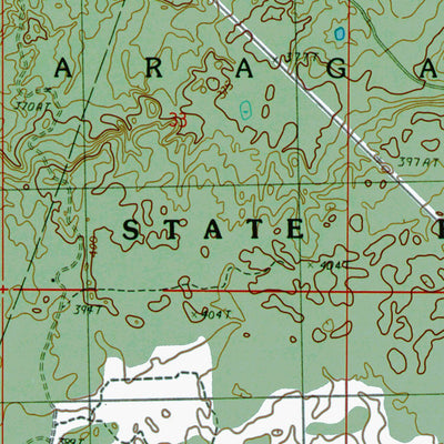 MI-Baraga Plains: Authoritative US Topos 1985