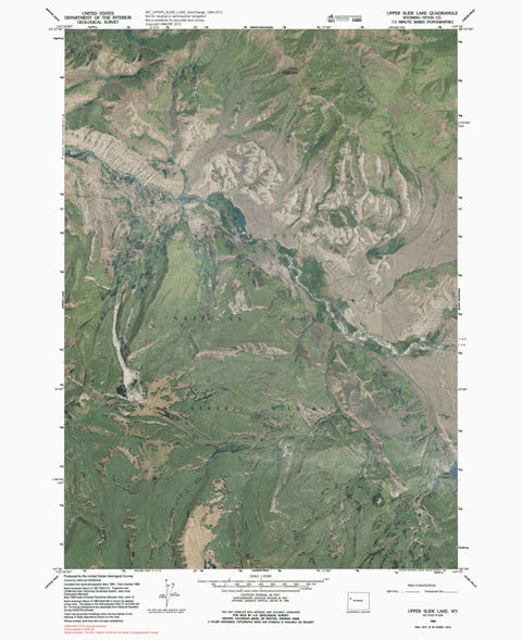 WY-UPPER SLIDE LAKE: GeoChange 1964-2012