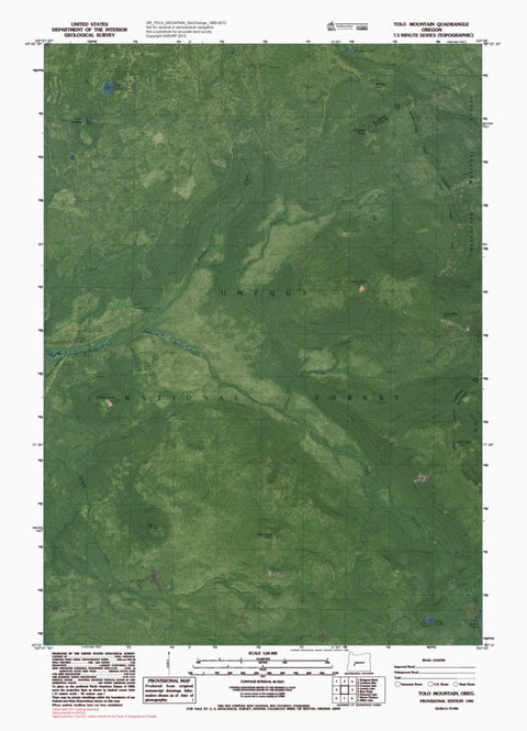 OR-TOLO MOUNTAIN: GeoChange 1980-2012