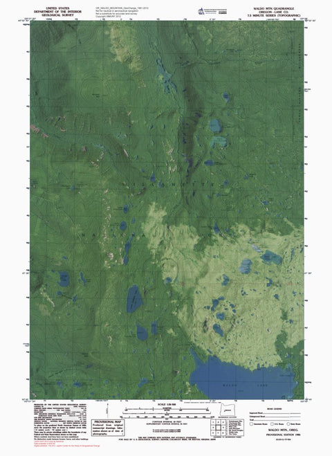 OR-WALDO MOUNTAIN: GeoChange 1981-2012