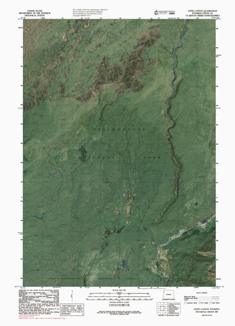 WY-LEWIS CANYON: GeoChange 1984-2012