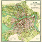 План Санкт-Петербурга [1895г.]. Saint Petersburg City Plan, circa 1895