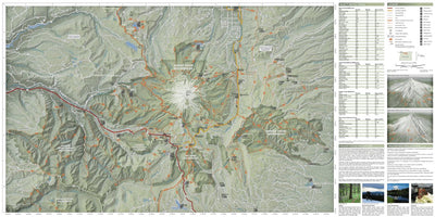 Mount Hood Geologic Guide and Recreation Map - Side 1