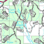 Holly Springs National Forest Yalobusha Unit, Visitor Map