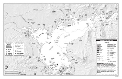 Lake Mead Boating Map - Boulder Basin