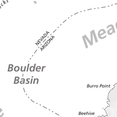 Lake Mead Boating Map - Boulder Basin