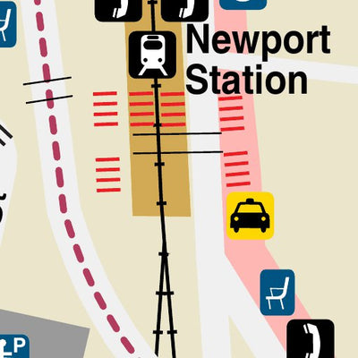 Newport Access Map