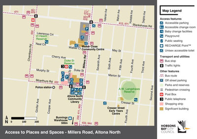Altona North Access Map