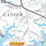 Lake Lanier, GA Map#301
