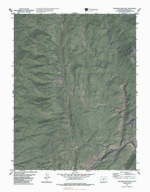 CO-ARKANSAS MOUNTAIN: GeoChange 1975-2011