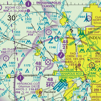 Indiana Aeronautical Chart