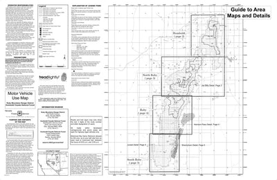 Humboldt-Toiyabe NF Humboldt Ruby Mountains Guide to Motor Vehicle Use Map 2014