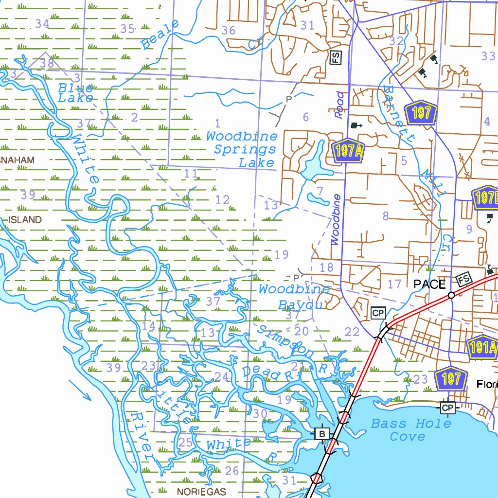 Santa Rosa Soundbridge Map Santa Rosa Map by Avenza Systems Inc. | Avenza Maps
