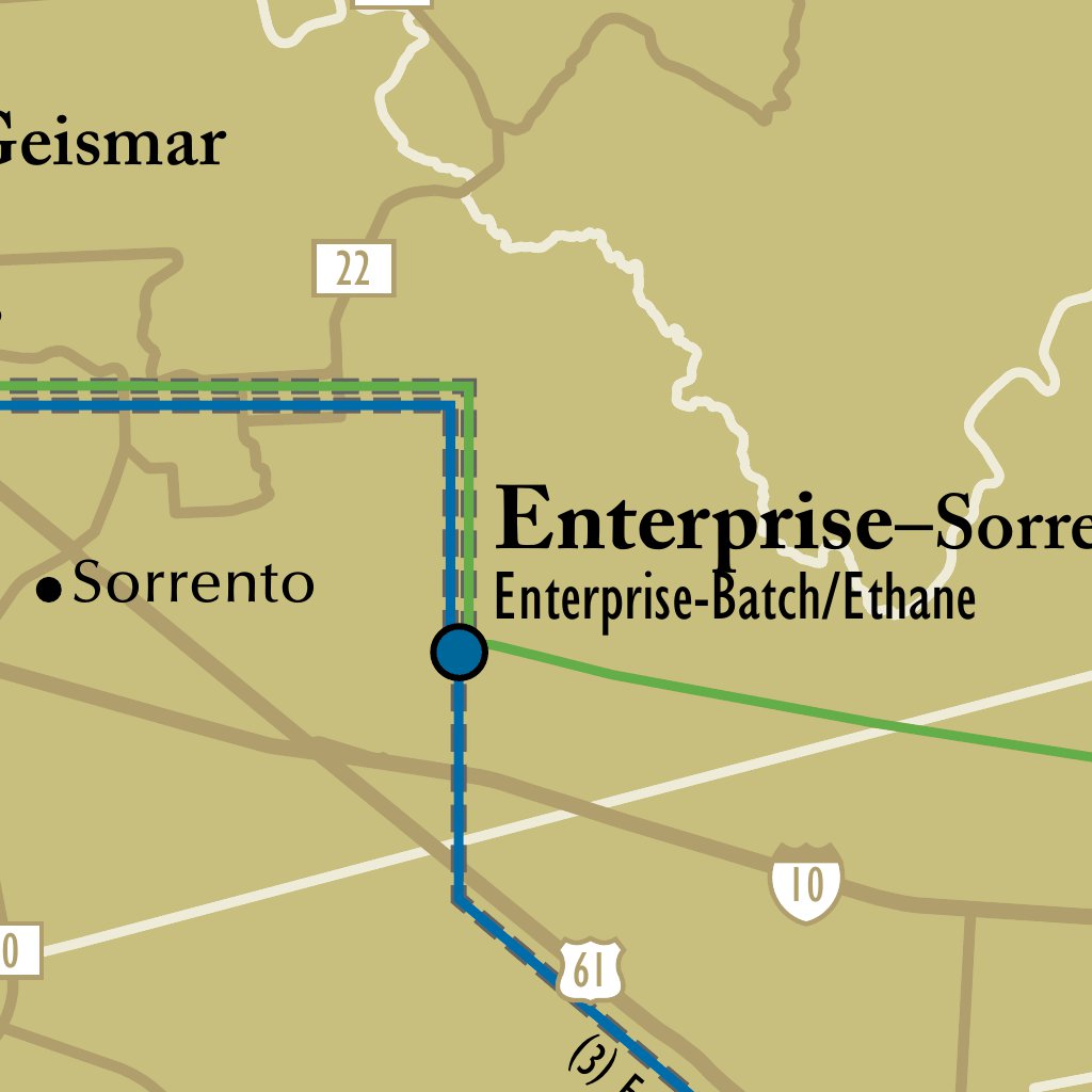 T2 Baton Rouge to New Orleans Ethane Systems Map by PetroChem Wire ...
