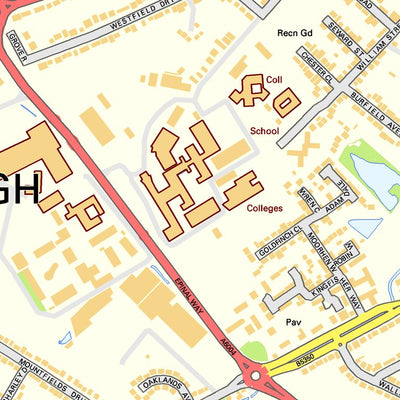 Loughborough Street Map