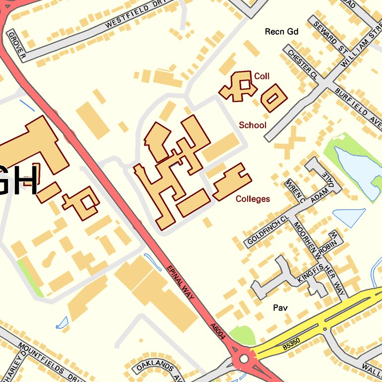 Loughborough Street Map by Paul Johnson Offline Maps Avenza Maps