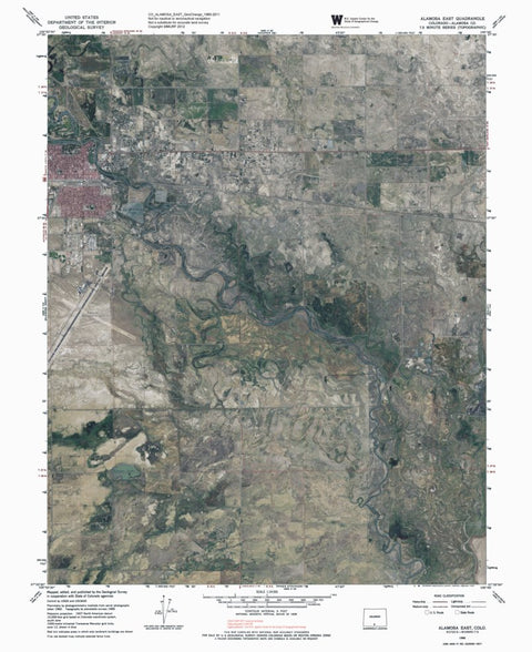 CO-ALAMOSA EAST: GeoChange 1960-2011