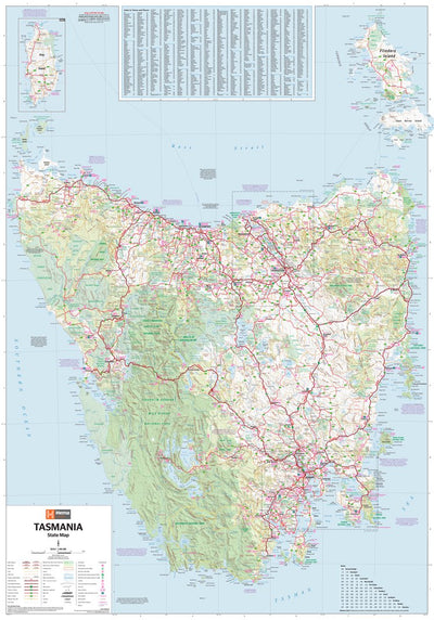 Hema - Tasmania State Map